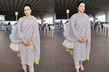 Shraddha Kapoor Aces Her Airport Look In A Comfortable Kurta Set And Pair Of Flats, Watch Video